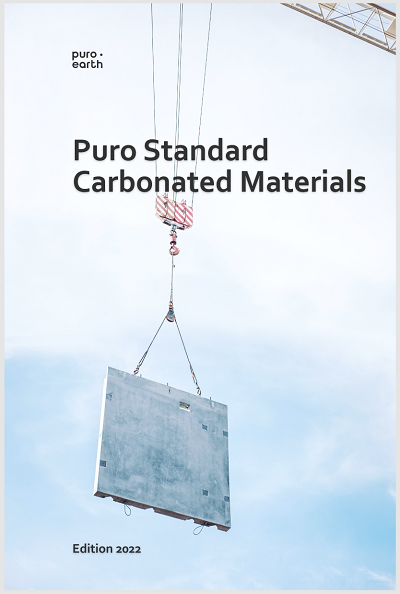Puro.earth Carbonated Materials Methodology